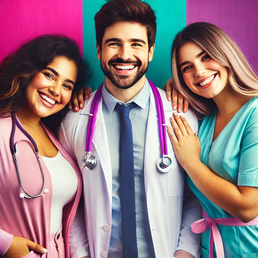 Profesionales de salud en pesos emocionales
